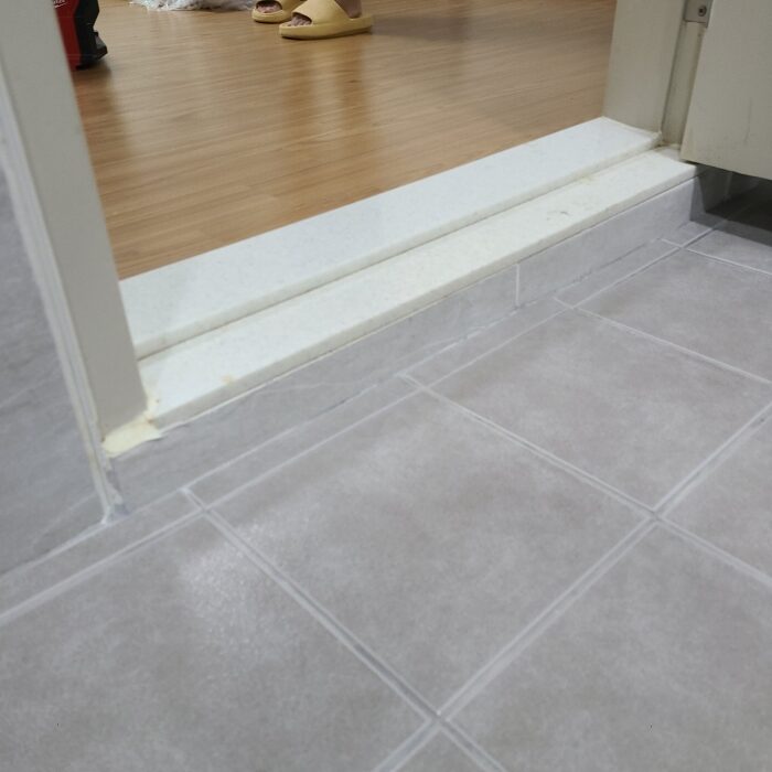 문턱 평탄화/제거- 아파트